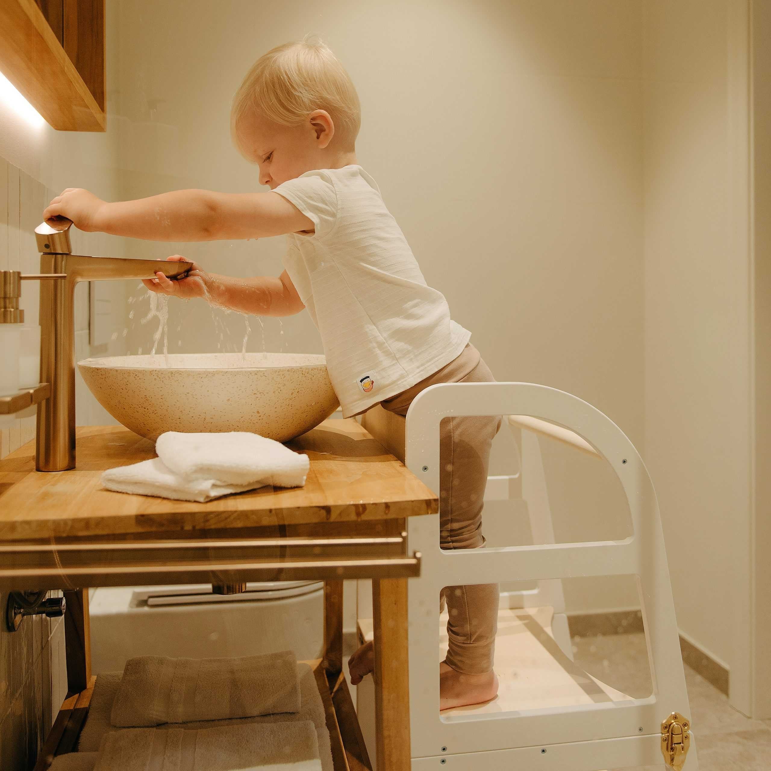 Transformable Kitchen Tower - Sleekstep and High Chair Combo