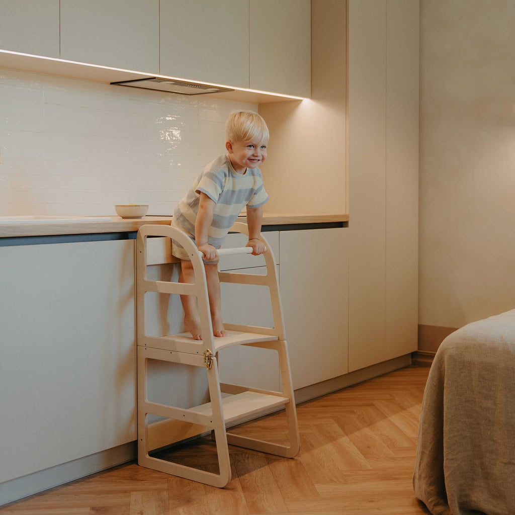 Transformable Kitchen Tower - Sleekstep and High Chair Combo
