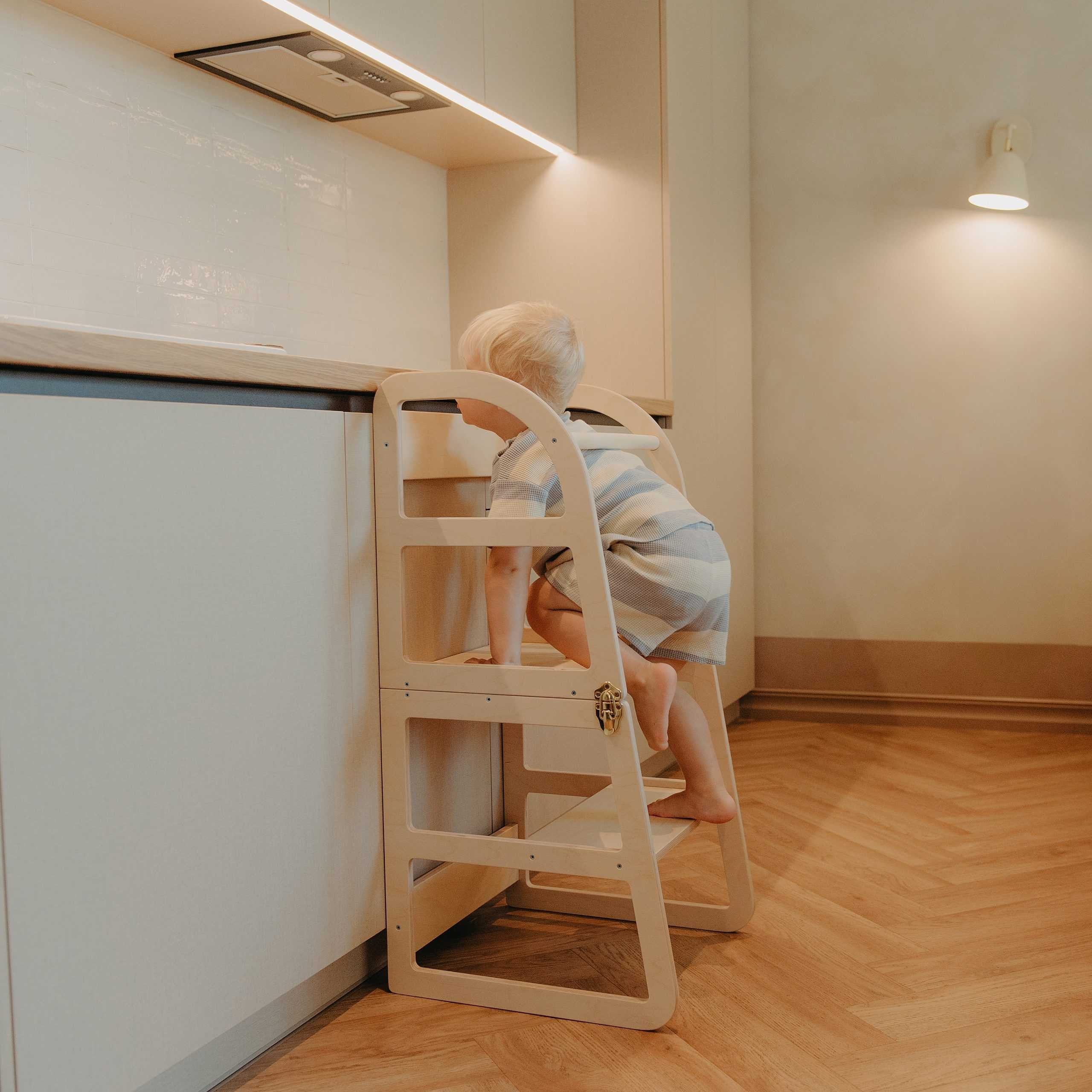 Transformable Kitchen Tower - Sleekstep and High Chair Combo